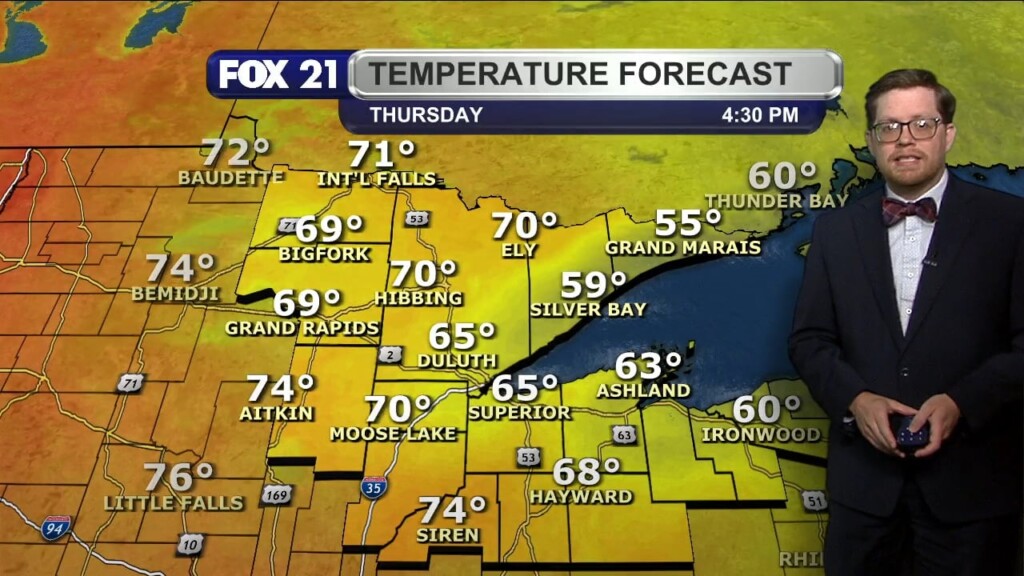 Wednesday Evening Northland Forecast