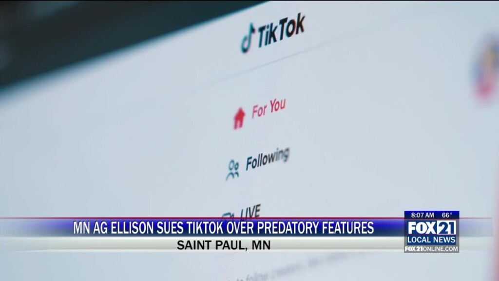 Mn Attorney General Ellison Sues Tiktok Over Predatory Features