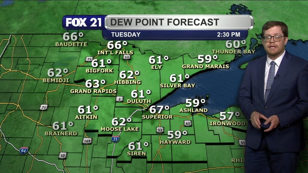Monday Evening Northland Forecast