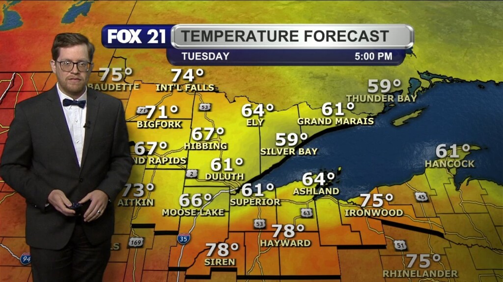 Monday Evening Northland Forecast