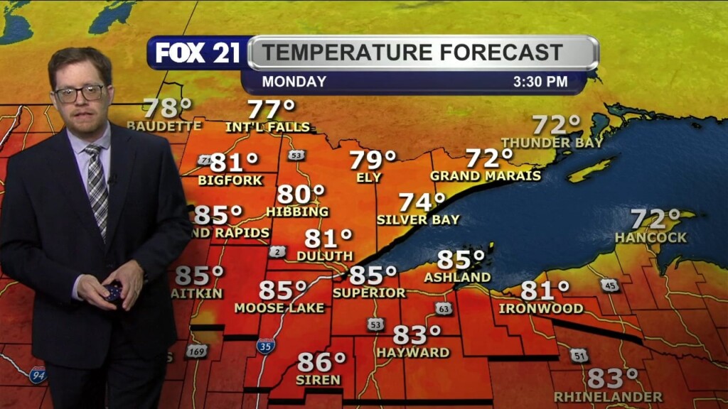 Sunday Evening Northland Forecast