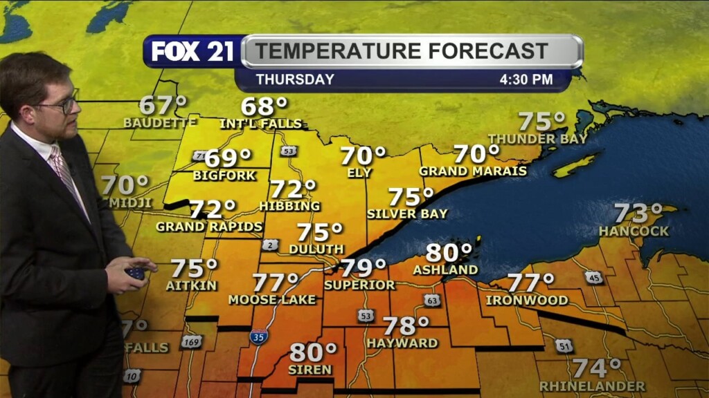 Wednesday Evening Northland Forecast