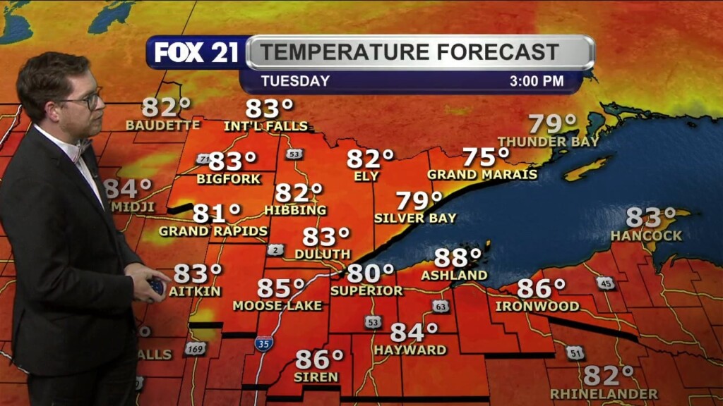 Monday Evening Northland Forecast