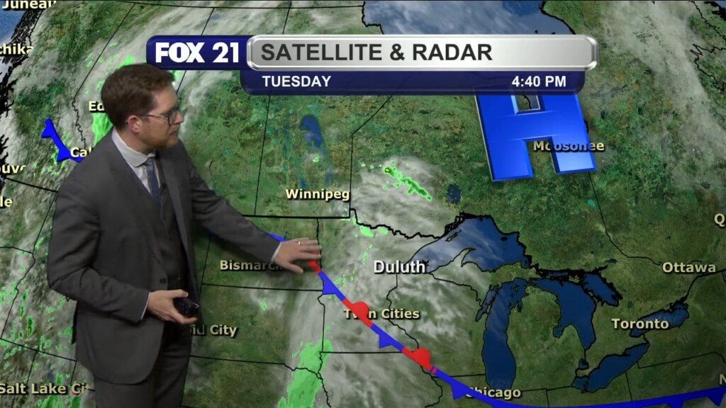 Tuesday Evening Northland Forecast