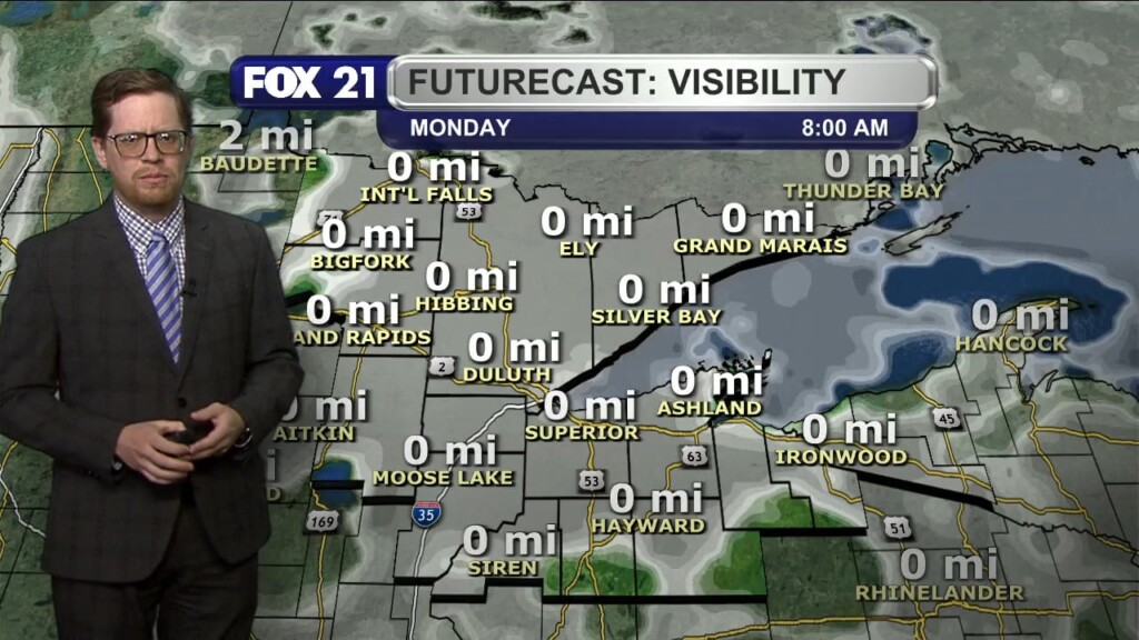 Sunday Evening Northland Forecast