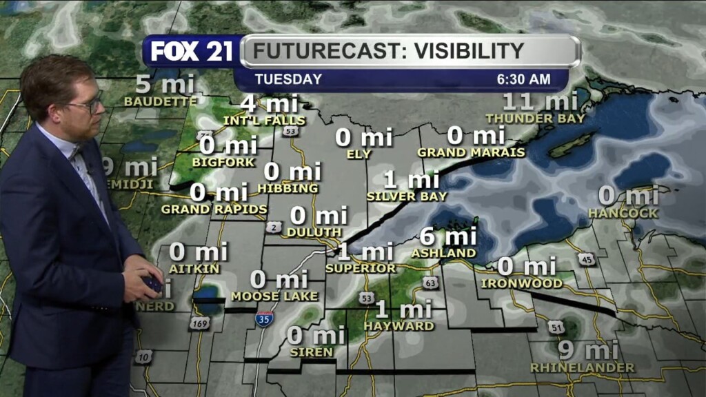 Monday Evening Northland Forecast