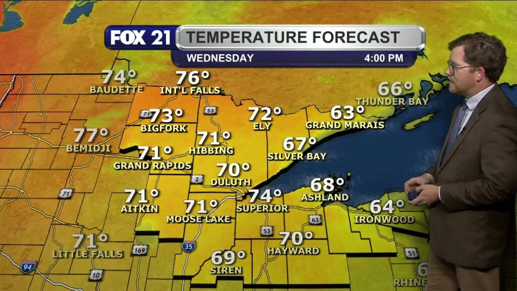 Tuesday Evening Northland Forecast