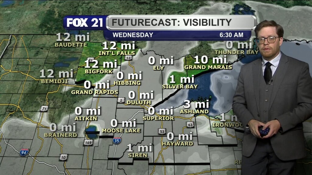 Tuesday Evening Northland Forecast
