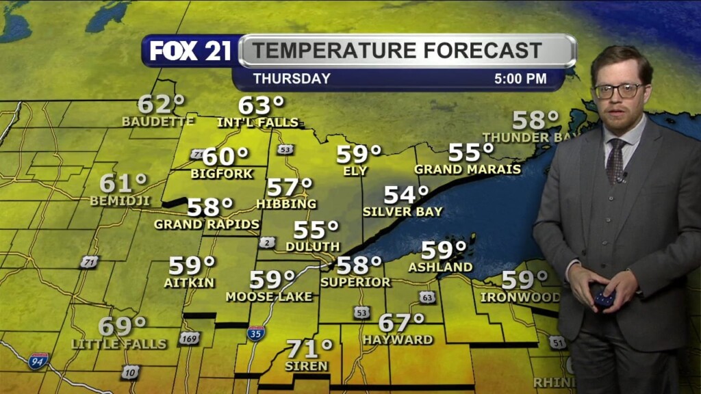 Wednesday Evening Northland Forecast