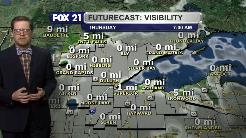 Wednesday Evening Northland Forecast