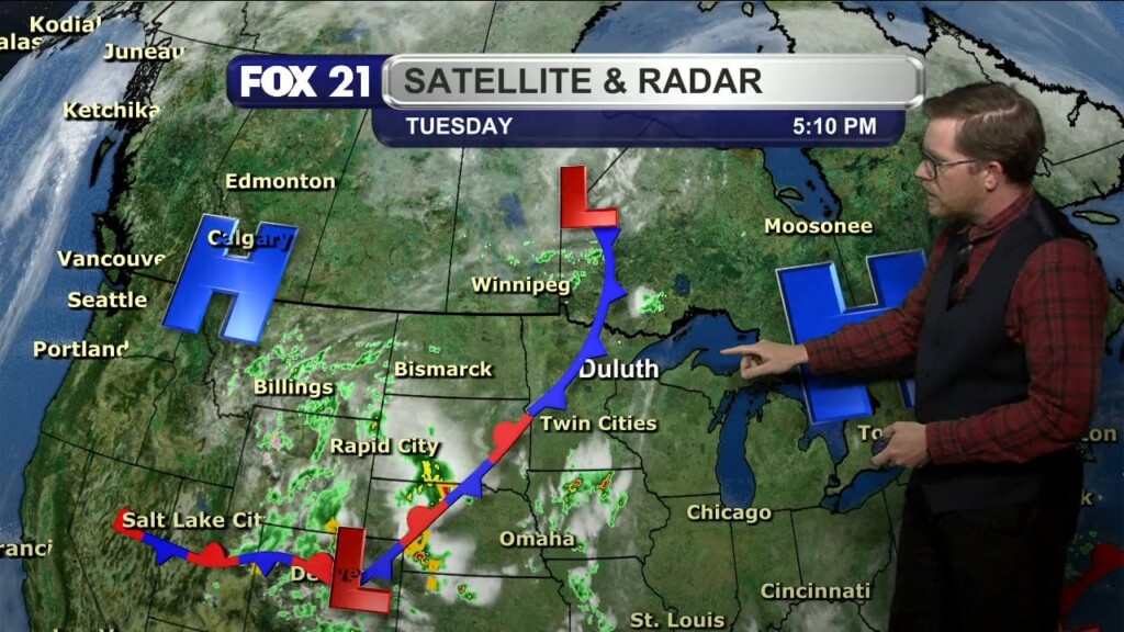 Tuesday Evening Northland Forecast