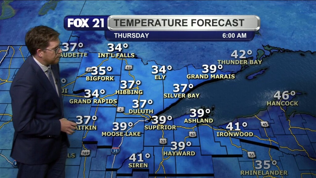 Wednesday Evening Northland Forecast
