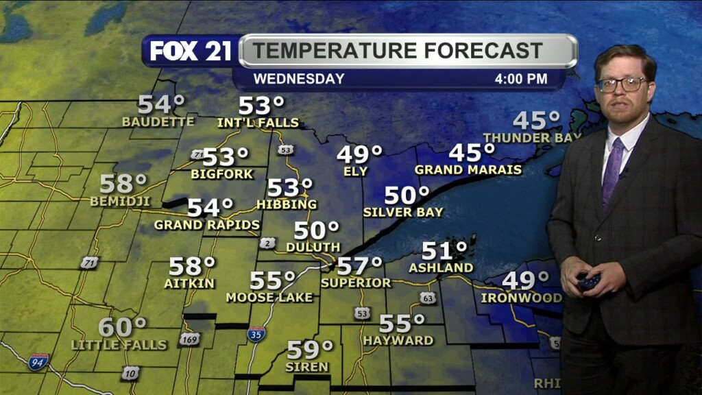 Tuesday Evening Northland Forecast