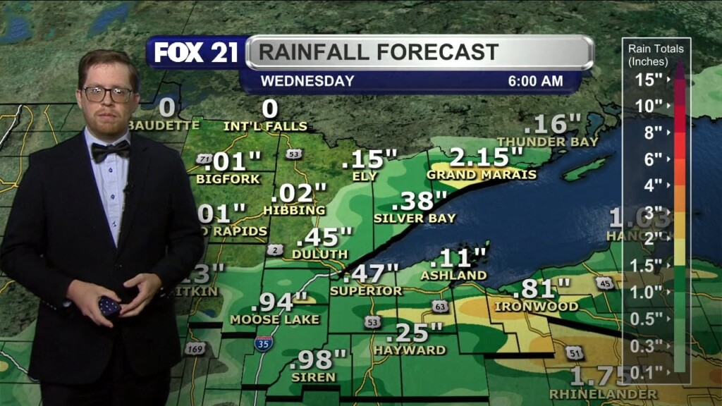 Sunday Evening Northland Forecast