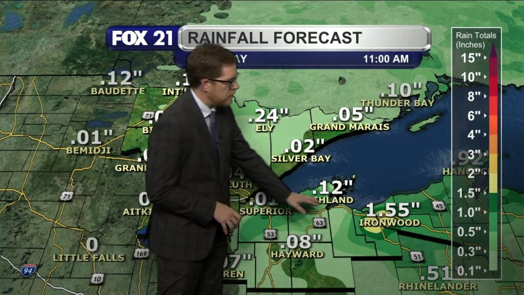 Tuesday Evening Northland Forecast