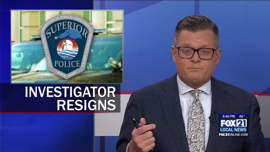 Investigator Suing The City Of Superior Resigns