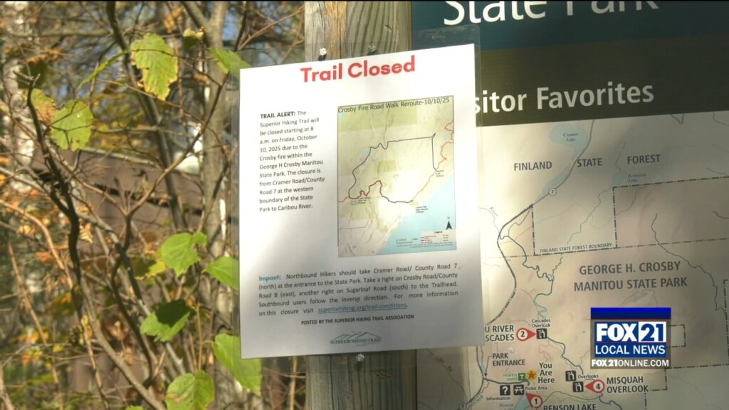 Trail Closures Due To Crosby Fire
