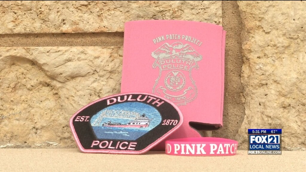 Duluth Police Department Raising Money With Pink Patch Project