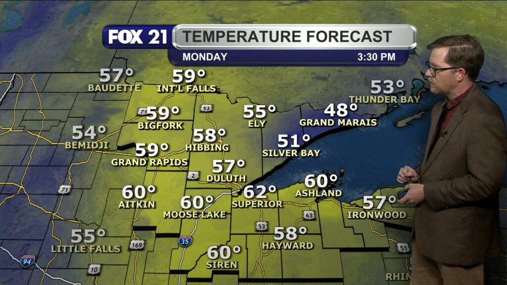 Sunday Evening Northland Forecast