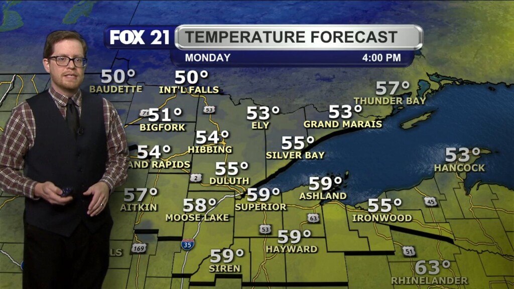 Sunday Evening Northland Forecast