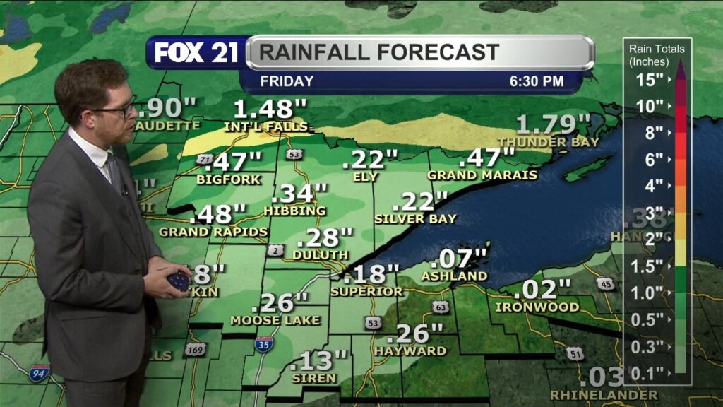 Wednesday Evening Northland Forecast