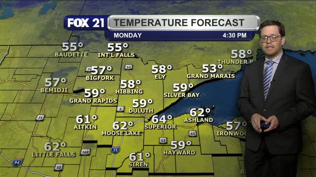 Sunday Evening Northland Forecast