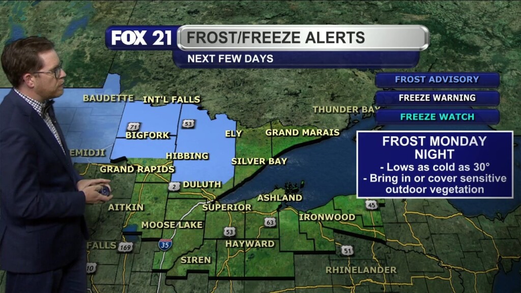 Monday Evening Northland Forecast