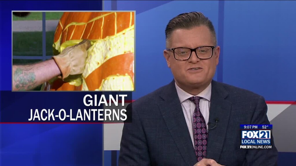 Minnesotan Man Carves Giant Jack O Lanterns