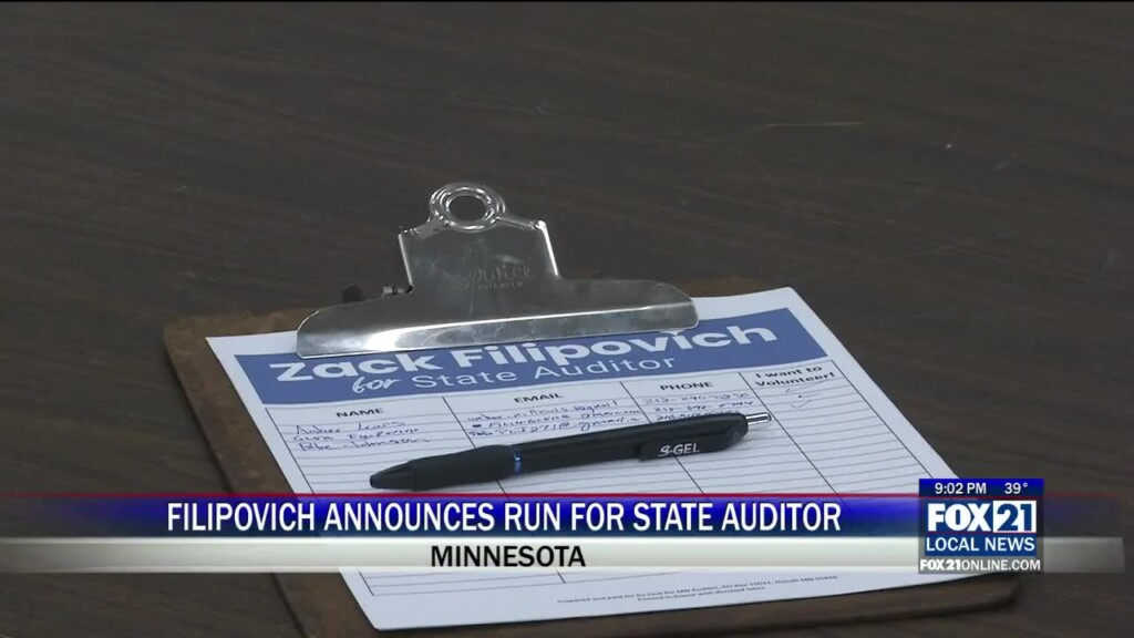 Filipovich Announces Run For State Auditor