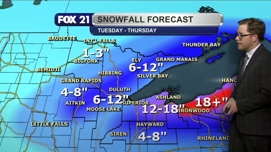 Monday Evening Northland Forecast