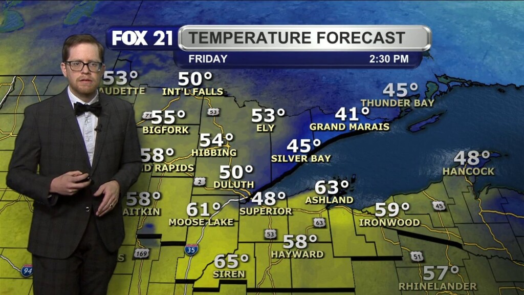 Thursday Evening Northland Forecast