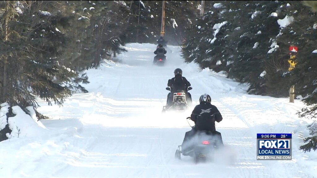 Winter Storm Brings Relief For Snowmobilers