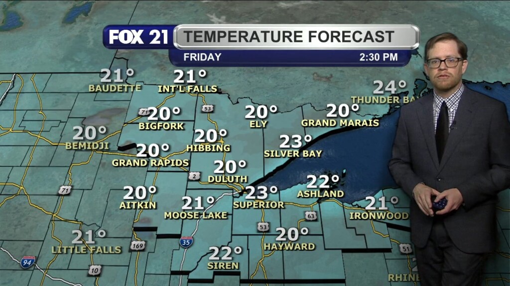 Thursday Evening Northland Forecast
