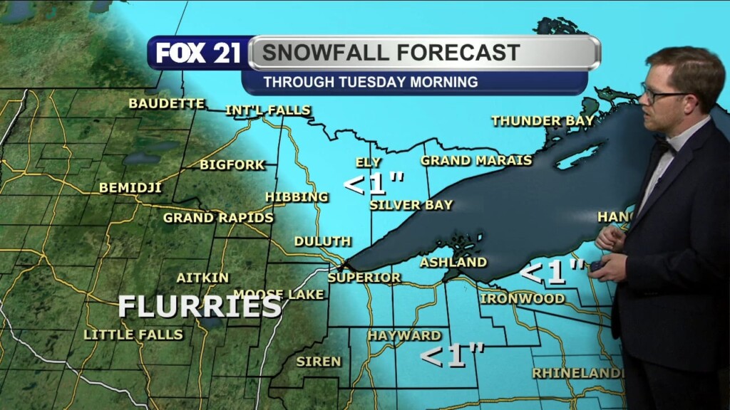 Monday Evening Northland Forecast
