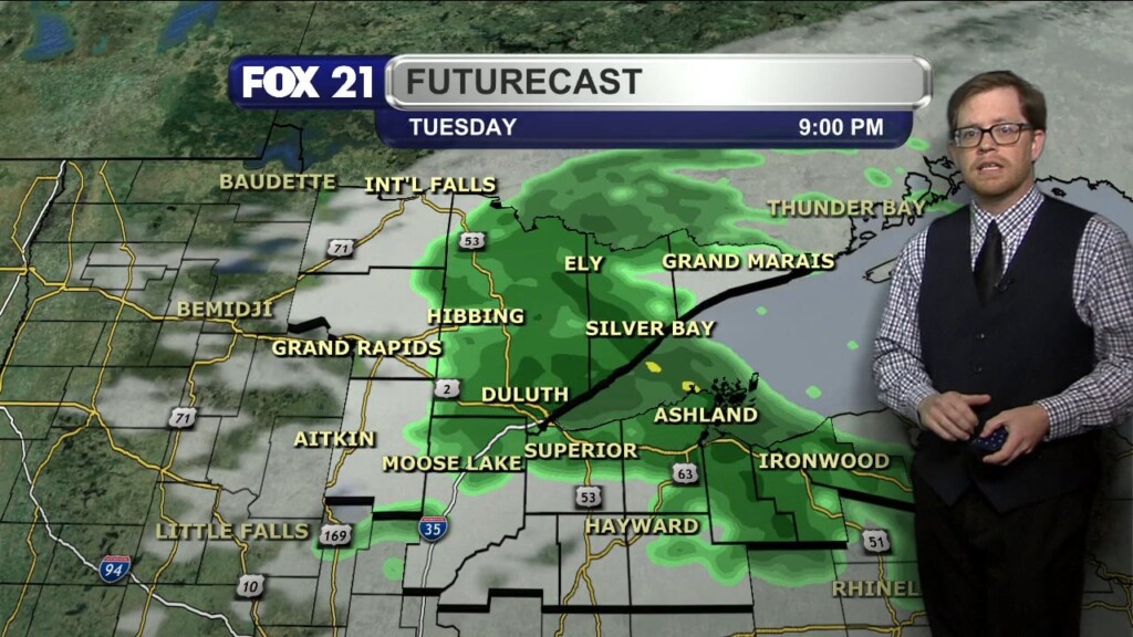 Monday Evening Northland Forecast