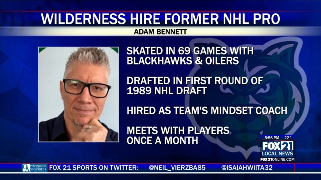 Wilderness Hire Former Nhl Pro Adam Bennett