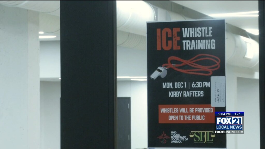 Umd Students Hold 'ice Whistle Training Session'