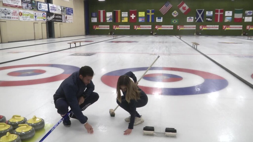 Maria Learns To Curl