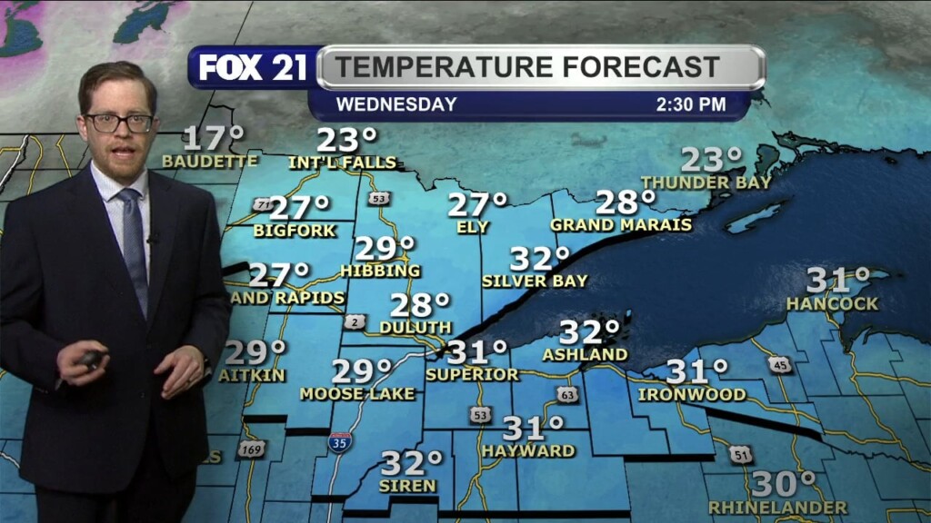 Tuesday Evening Northland Forecast