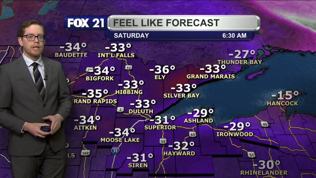 Wednesday Evening Northland Forecast
