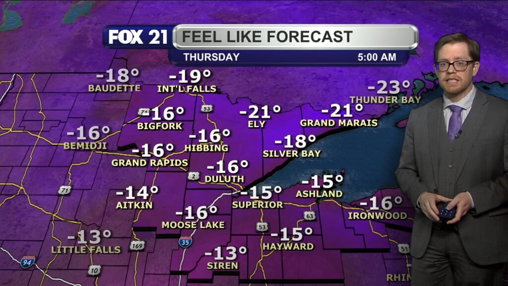 Wednesday Evening Northland Forecast