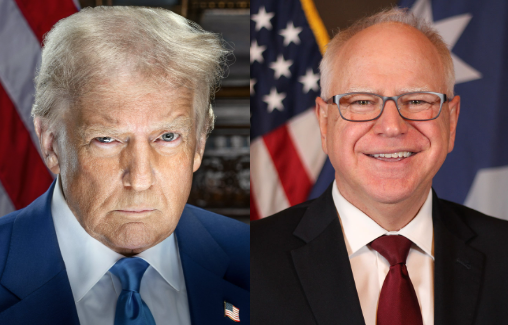 Trump and Walz