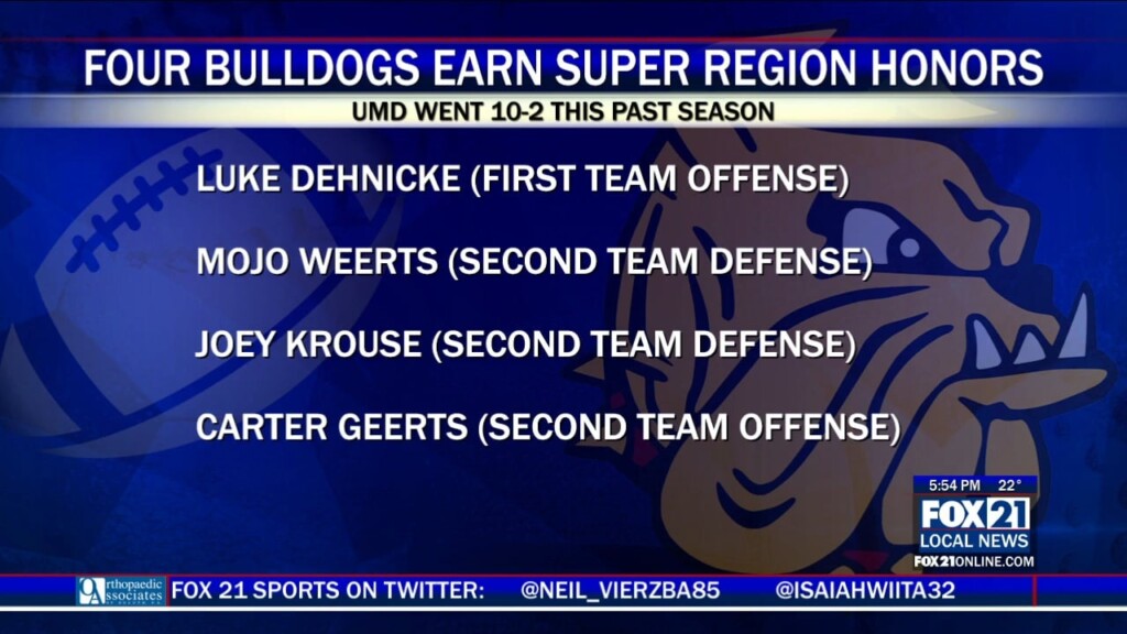Umd Football’s Dehnicke, Weerts, Krouse, & Geerts Land On Super Region 3 Teams