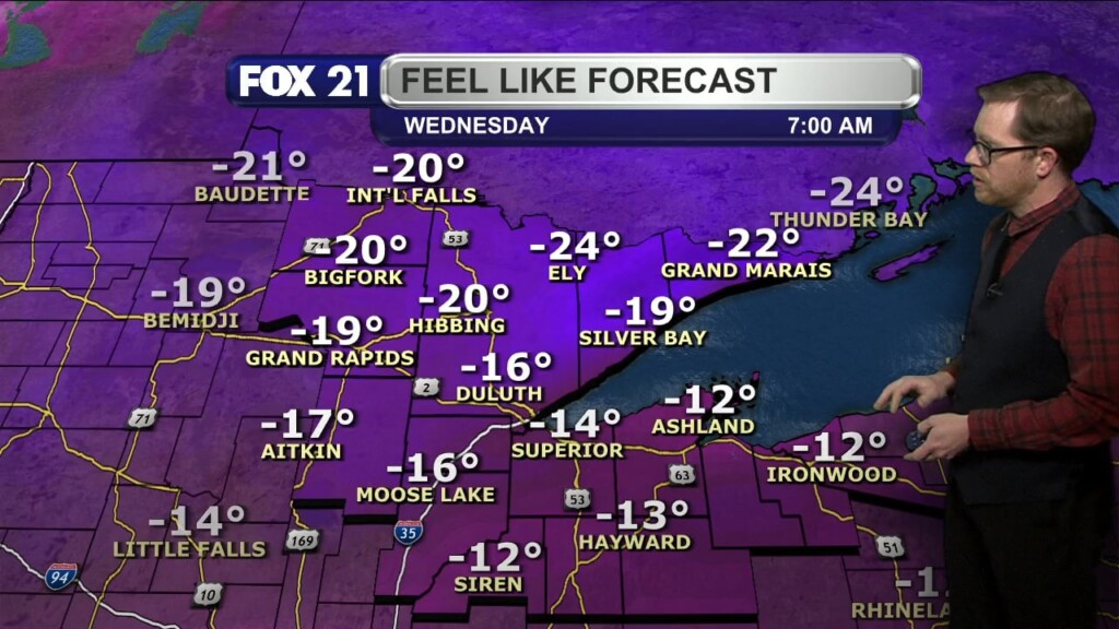 Tuesday Evening Northland Forecast