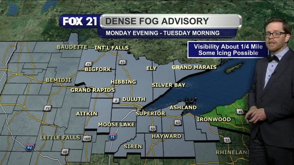 Monday Evening Northland Forecast