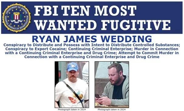Ryan Wedding Most Wanted Poster
