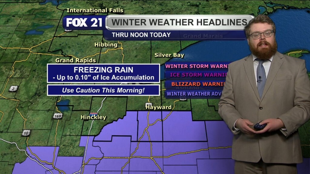 Tuesday Morning Northland Forecast: 1/6/2026