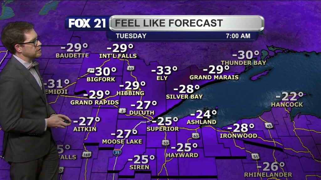 Monday Evening Northland Forecast