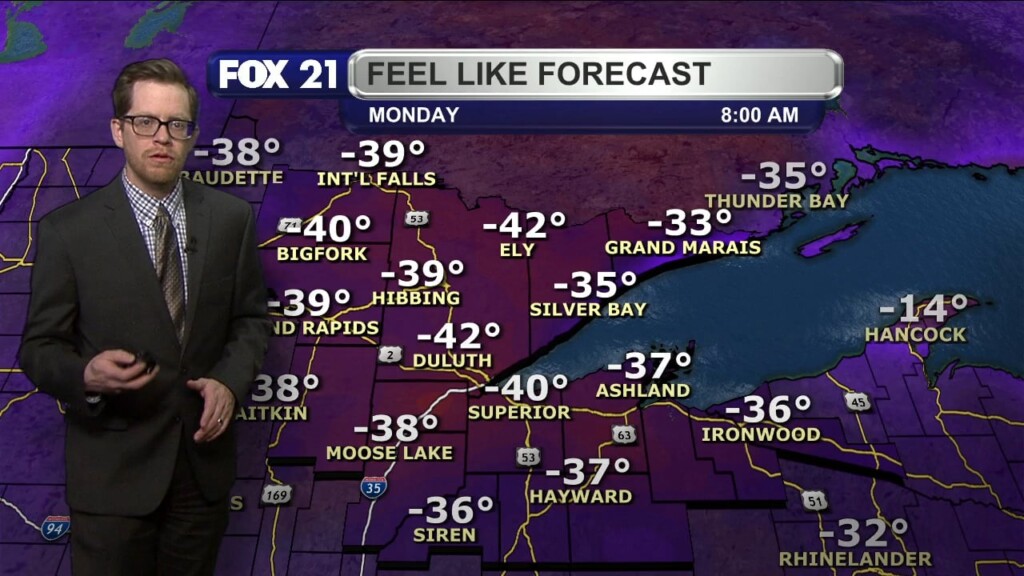 Sunday Evening Northland Forecast