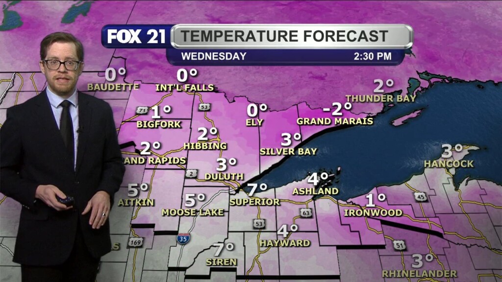 Tuesday Evening Northland Forecast